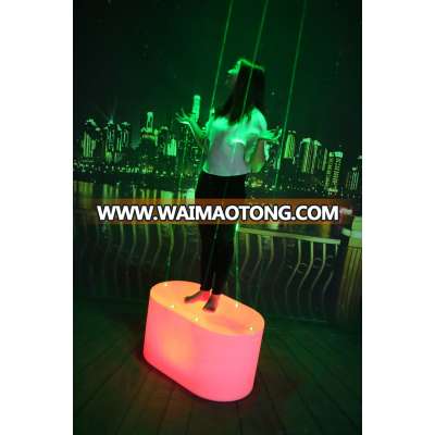 Newest LED Oval Laser Dance Floor Stage