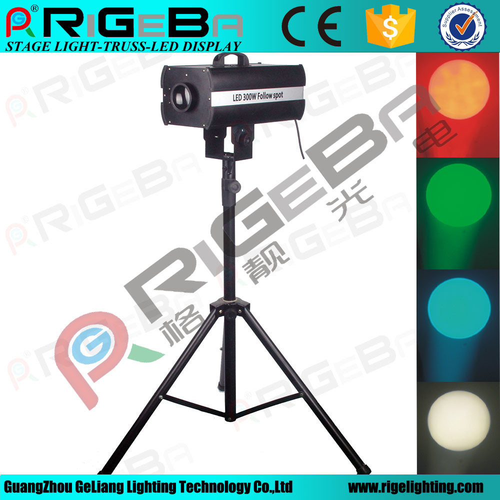 300W LED Stage Light Manual Dimming Follow Spotlight